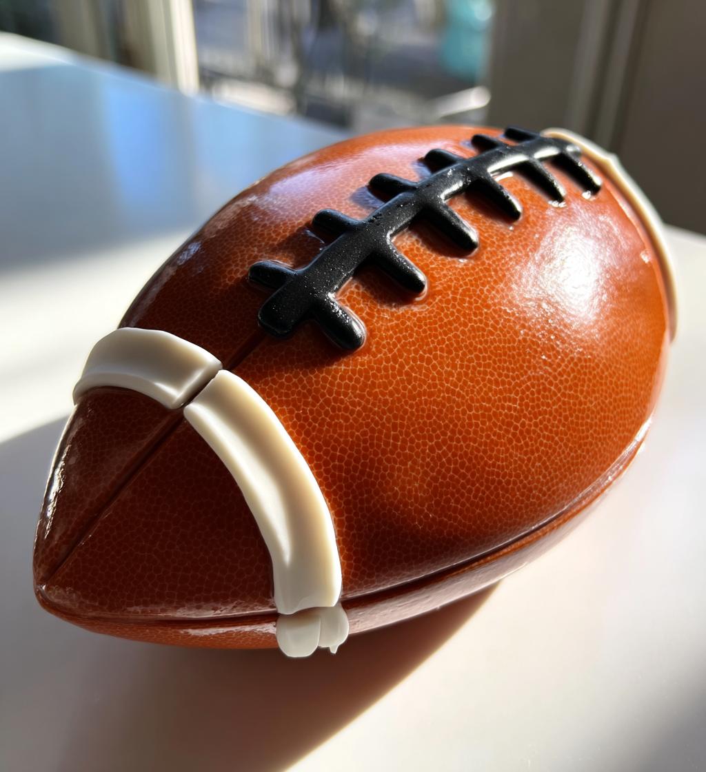 football shaped cake