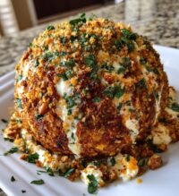 football shaped cheeseball