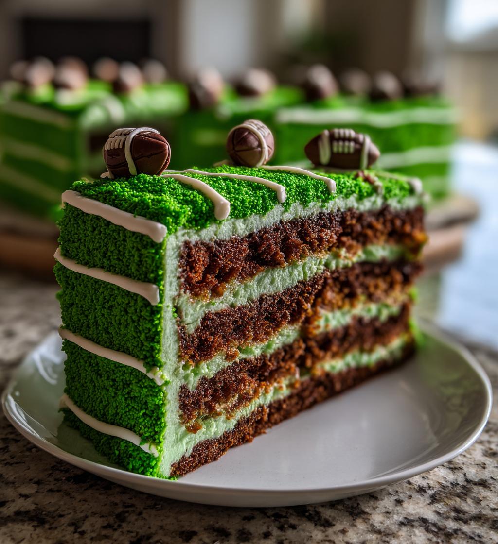 football sheet cake