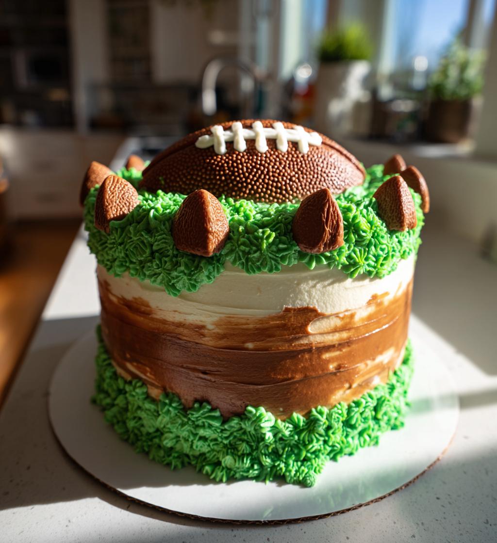 football smash cake