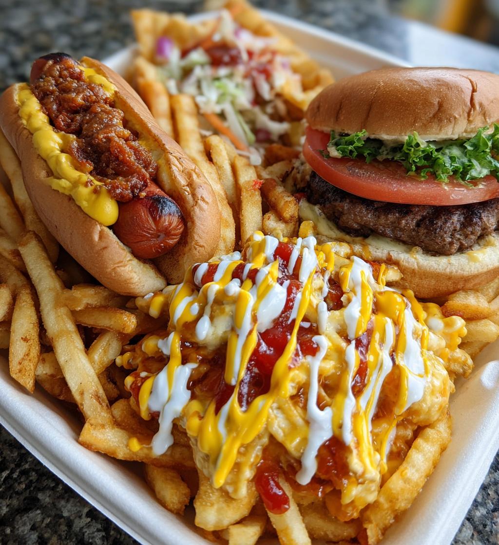 football stadium food