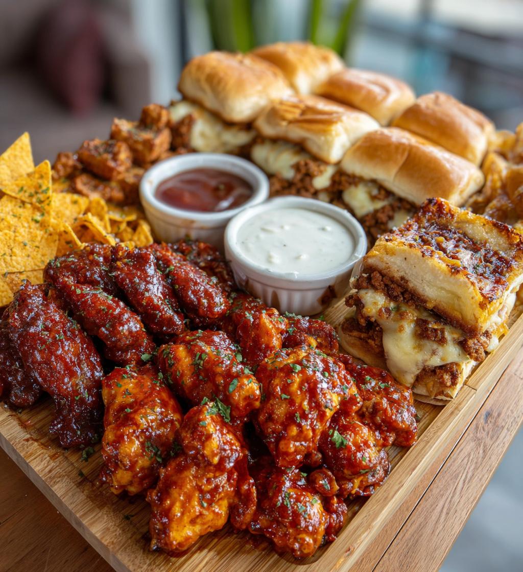 football themed appetizers