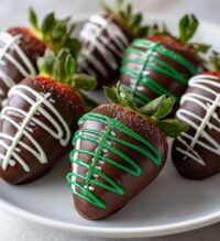 football themed chocolate covered strawberries