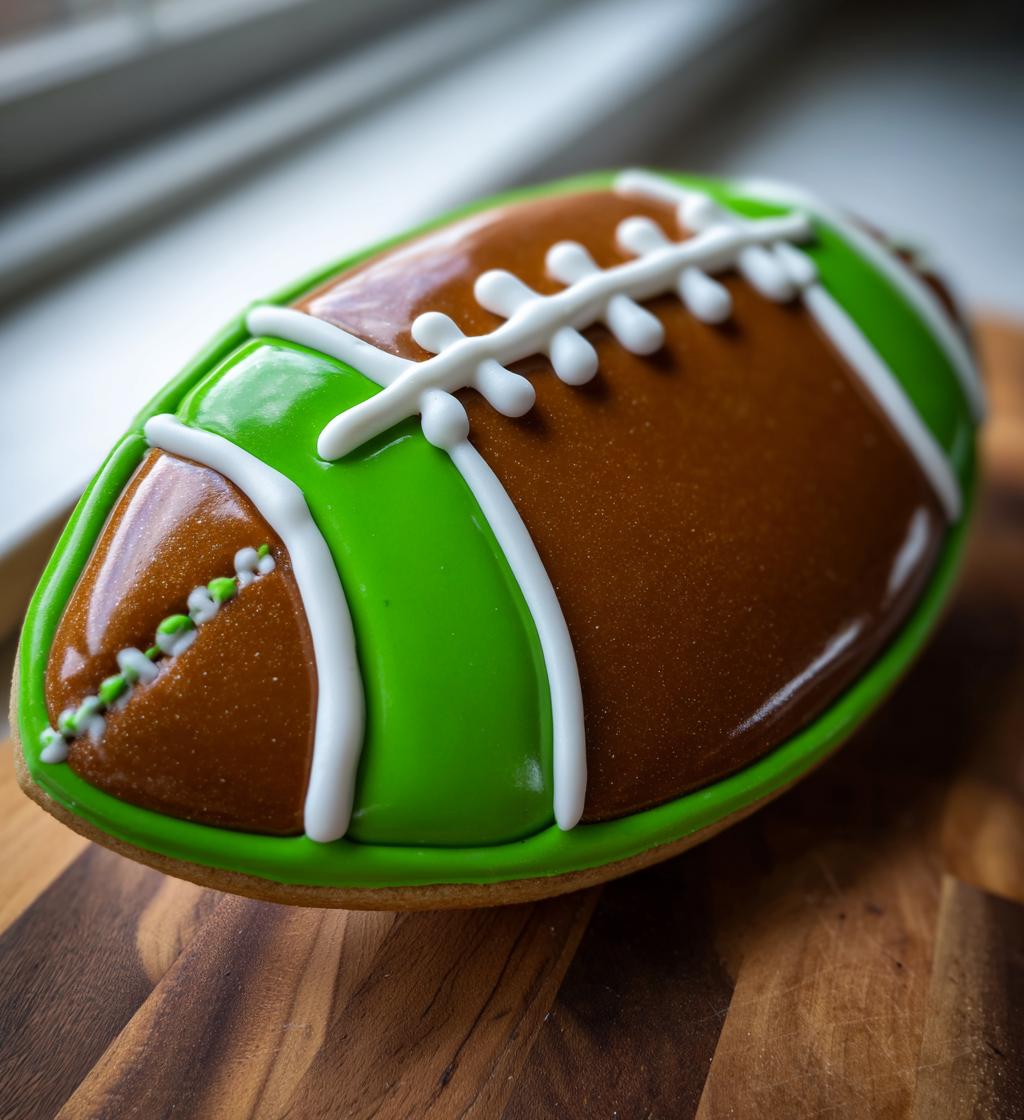 football themed cookies