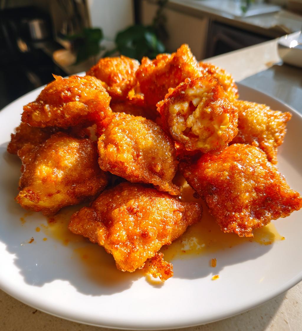 fried lobster ravioli