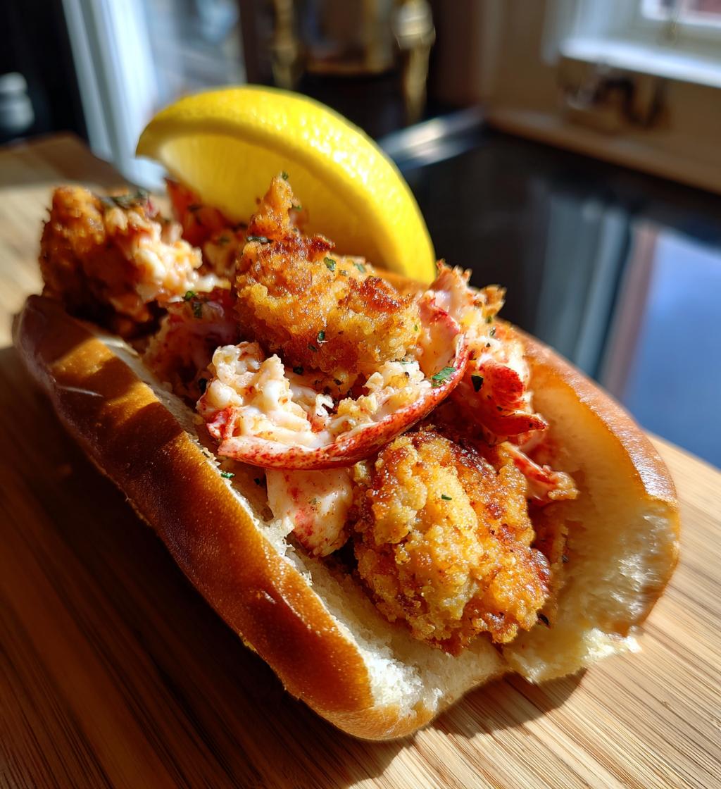 fried lobster roll
