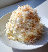 frosted coconut snowball