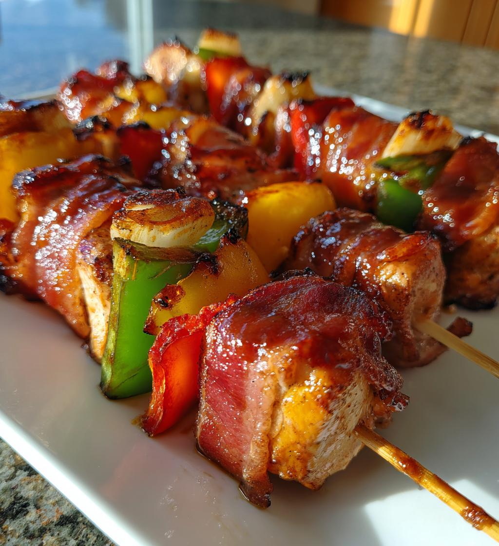 game day bacon skewers