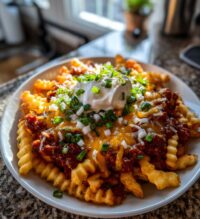 game day chili cheese fries