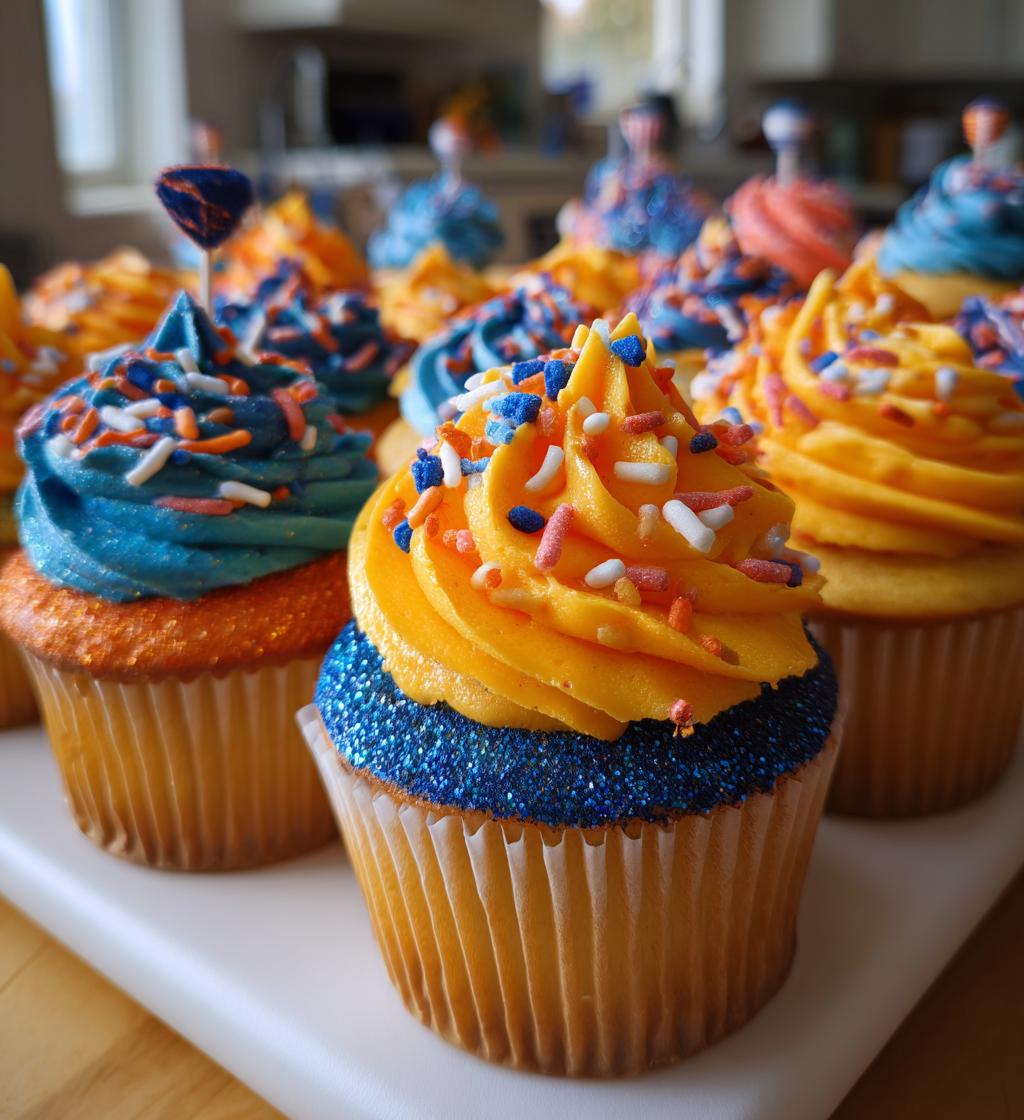 game day cupcake decorations