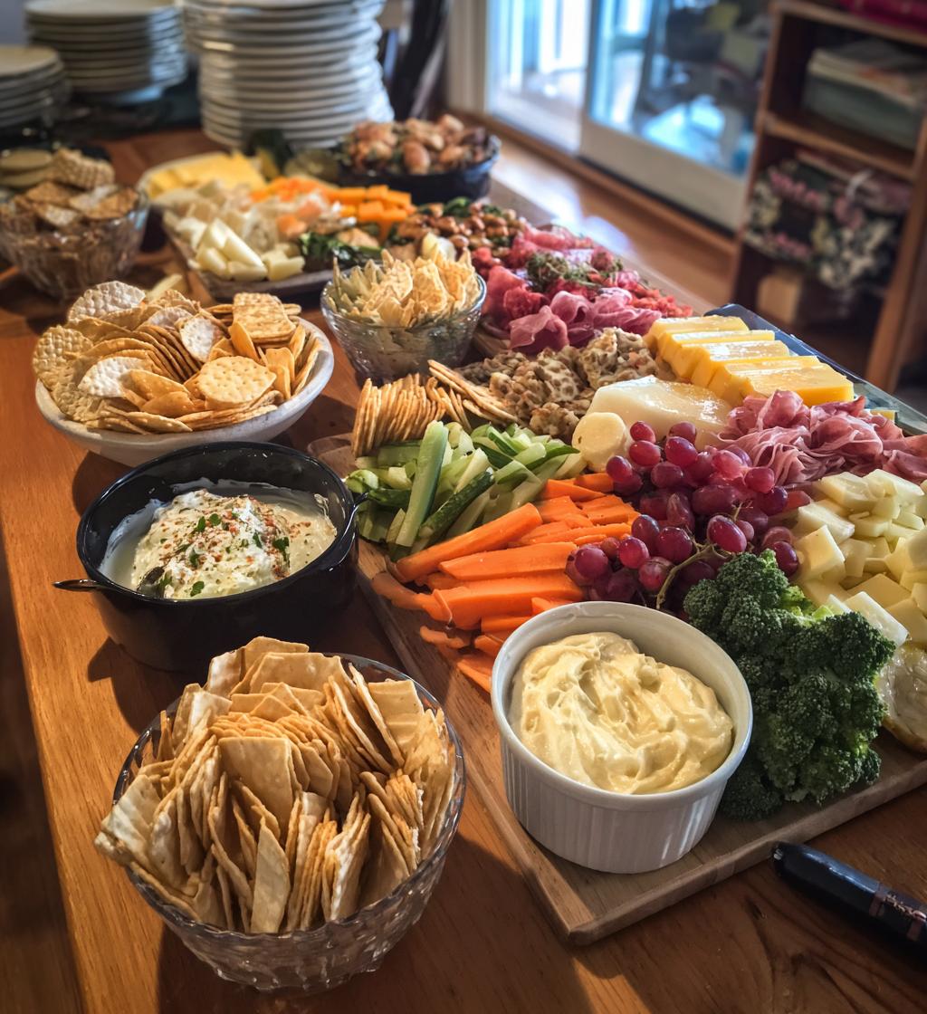 game day grazing table