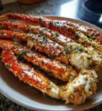 garlic butter crab legs