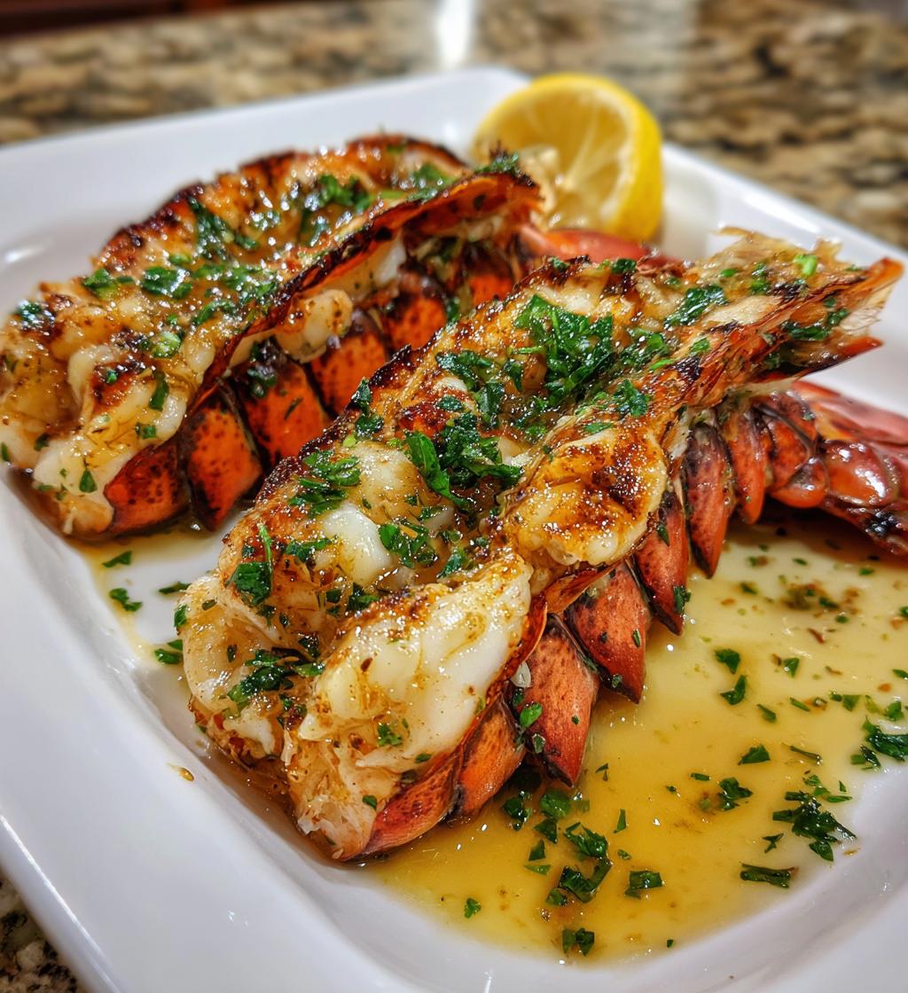 garlic butter lobster tails
