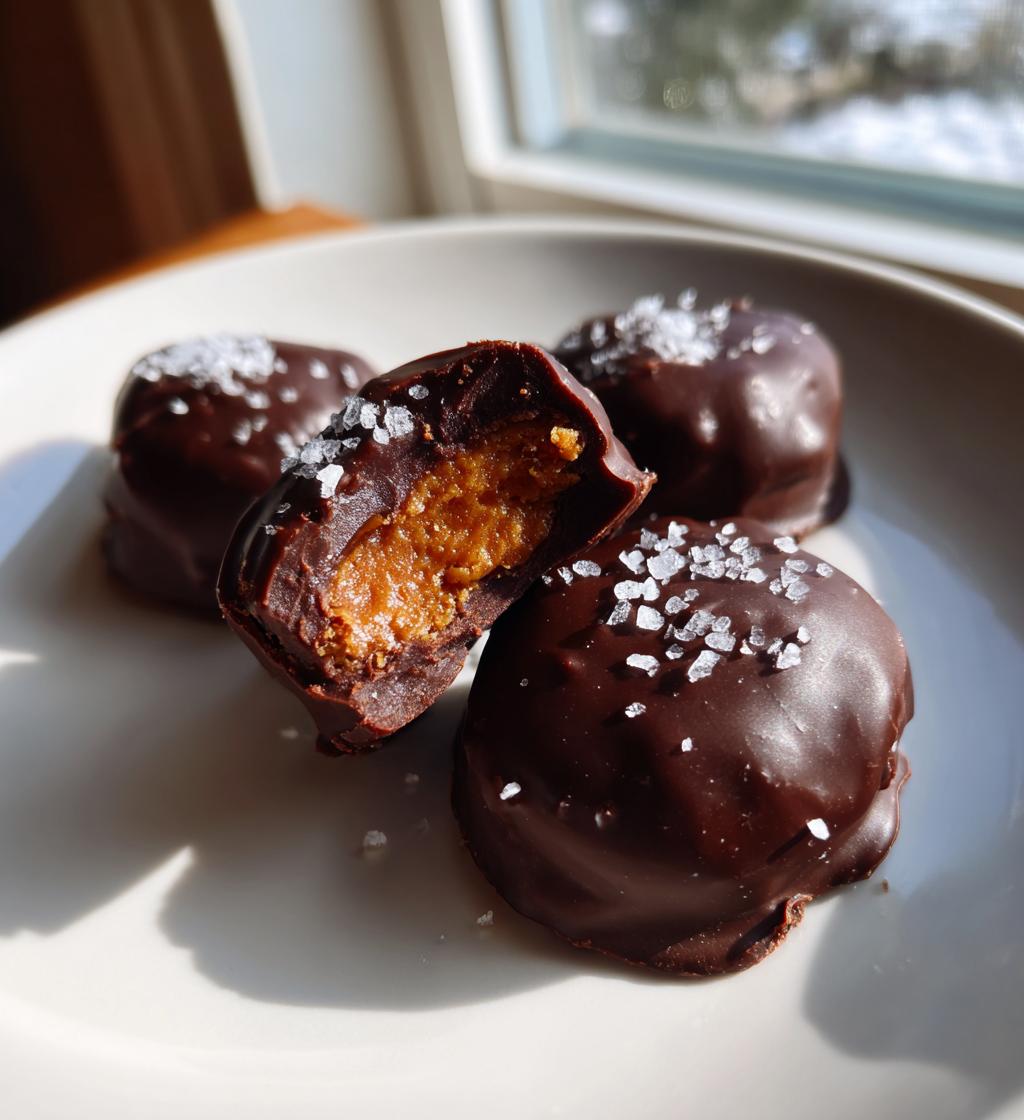 giant peanut butter dark chocolate sea salt buckeyes