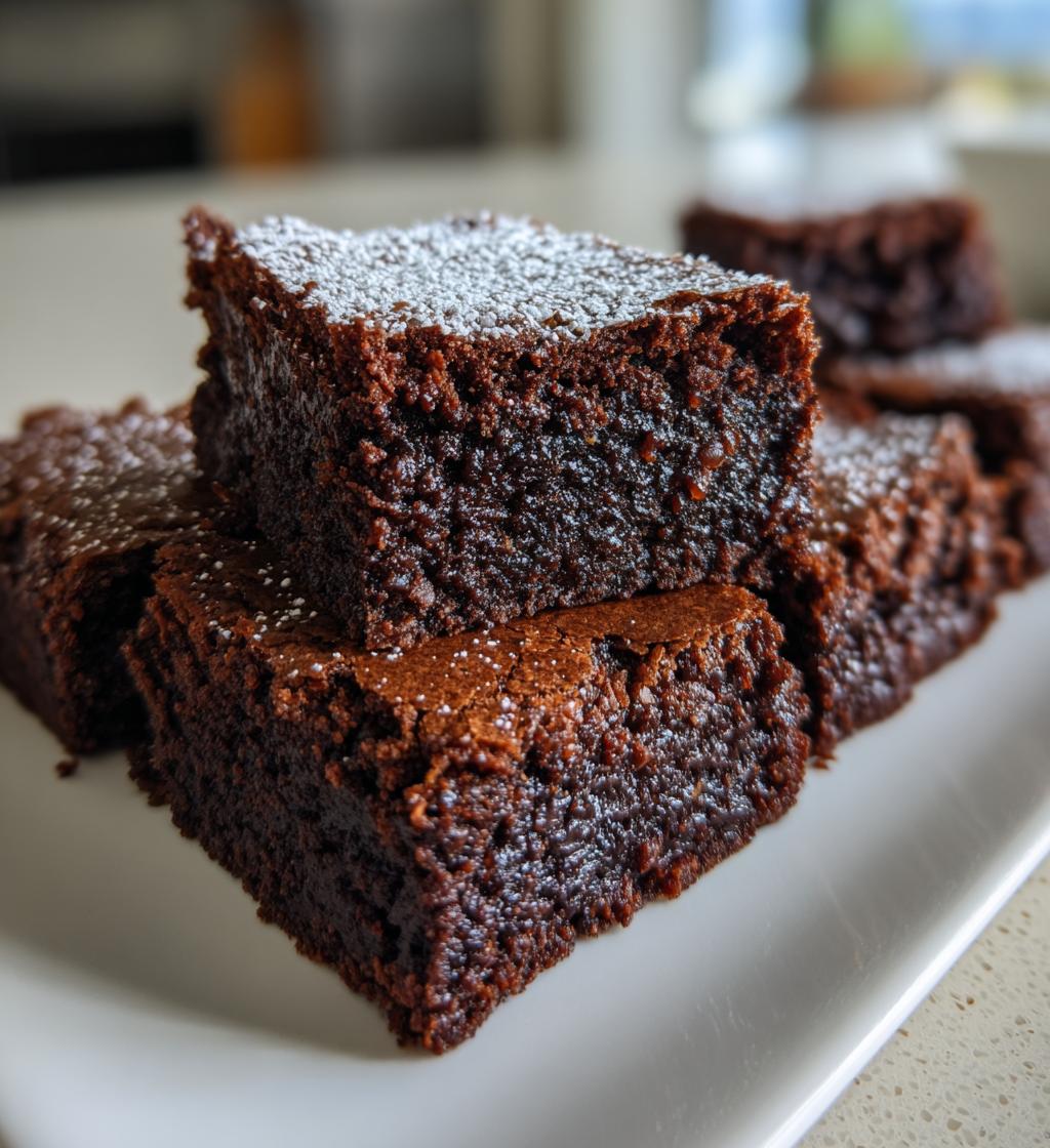 gingerbread brownies