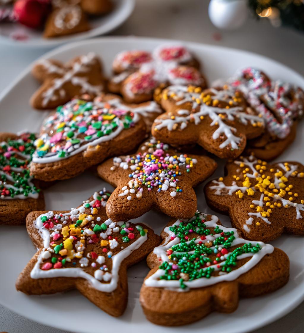 gingerbread cookies decorated ideas