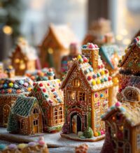 gingerbread village