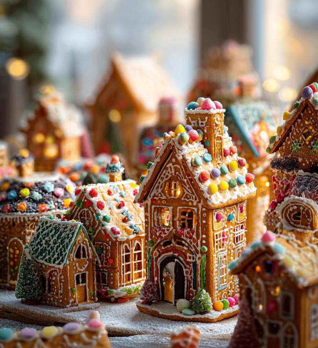 gingerbread village