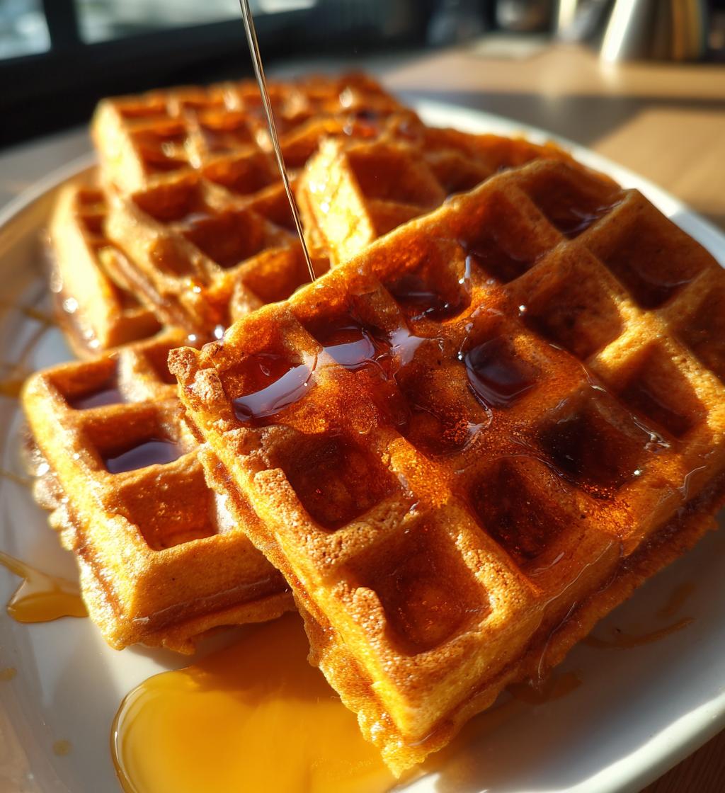 gingerbread waffles