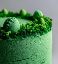 green football cake