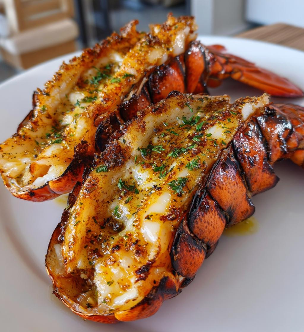 grill lobster tail