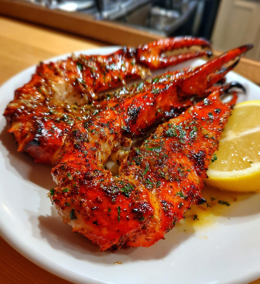 grilled king crab legs