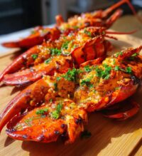 grilled whole lobster