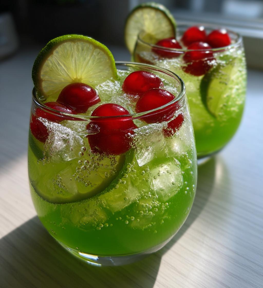 grinch punch recipe for kids