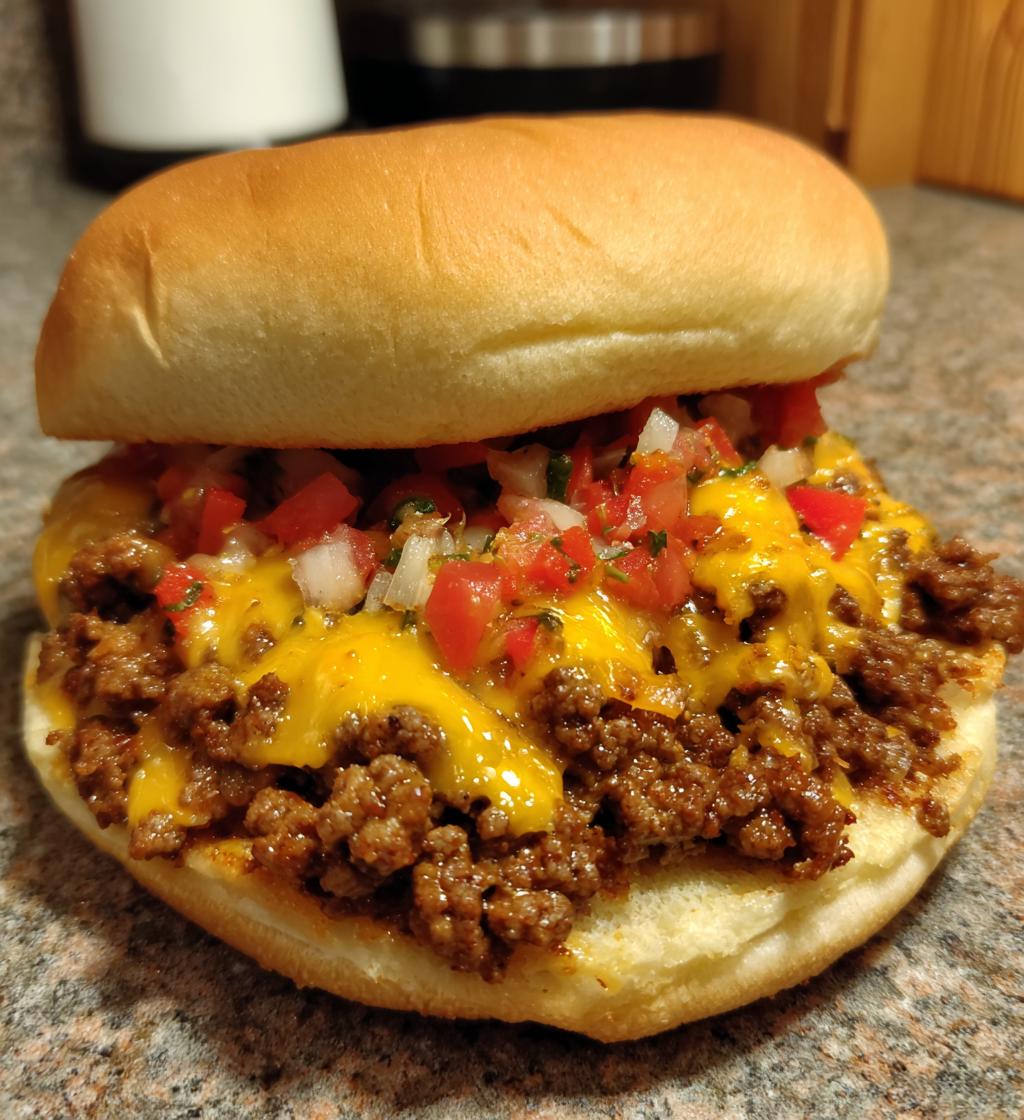 ground beef football food