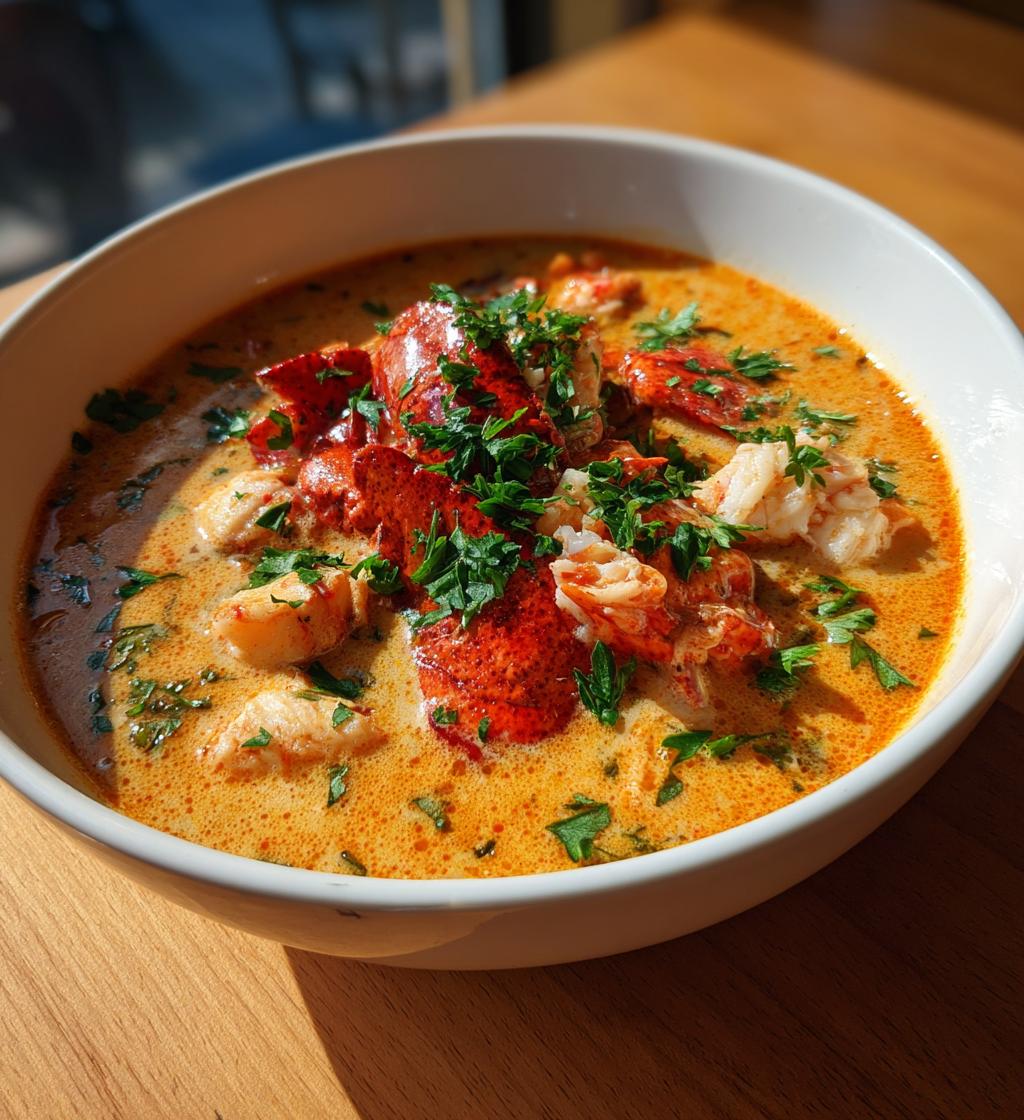 healthy lobster bisque