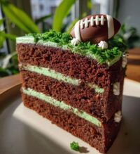 homemade football cake