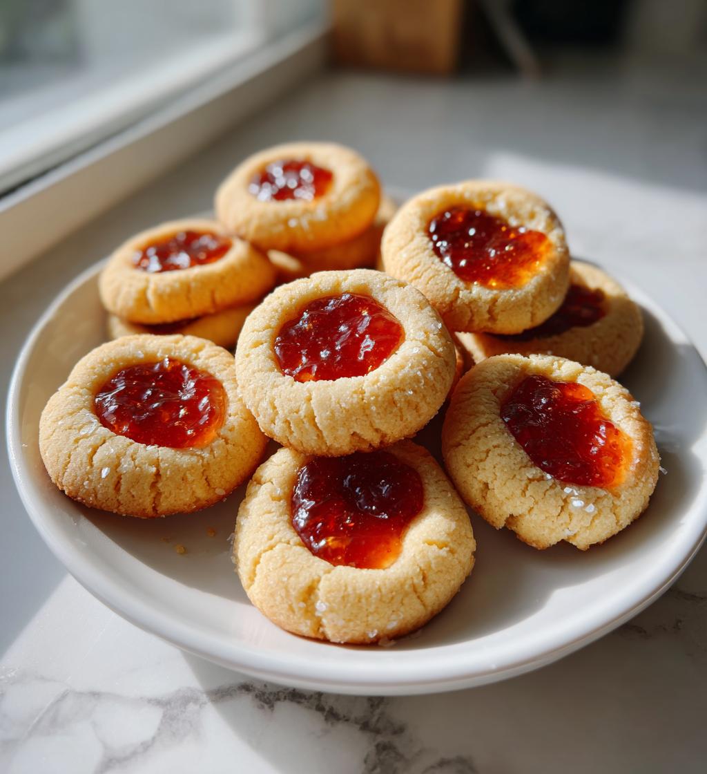 homemade thumbprint cookies