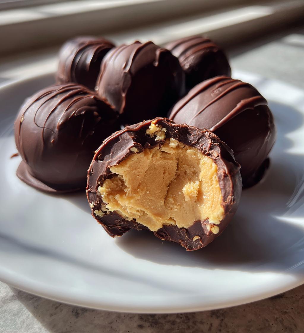 how to dip buckeyes in chocolate
