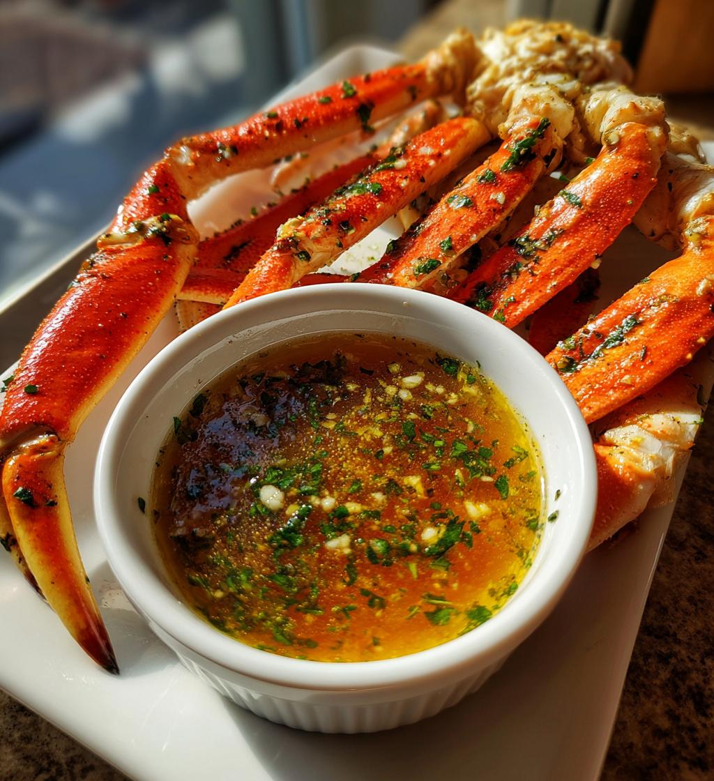 how to make garlic butter for crab legs