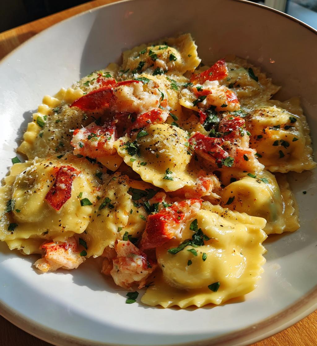 how to make lobster ravioli