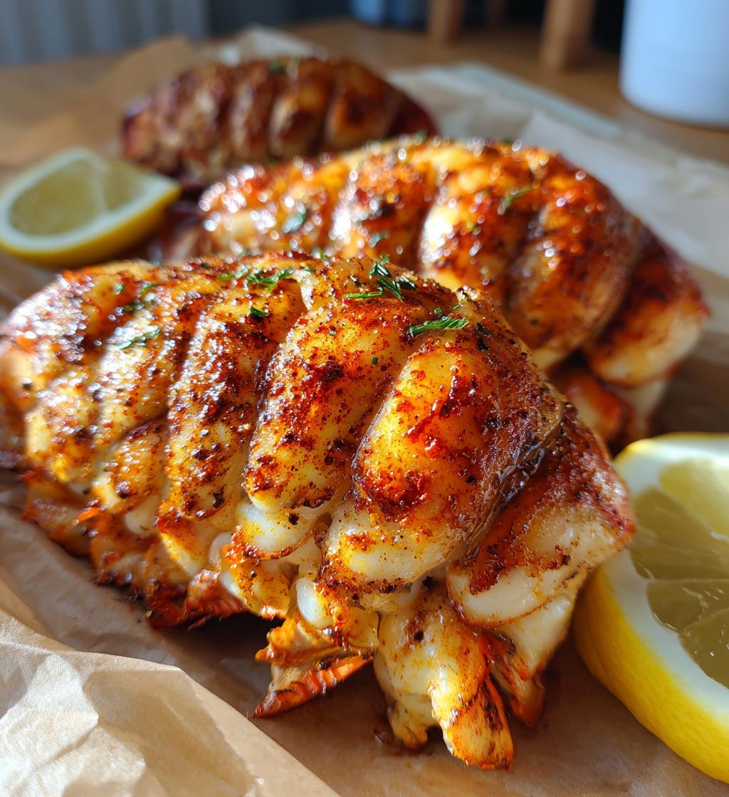 how to season lobster tail
