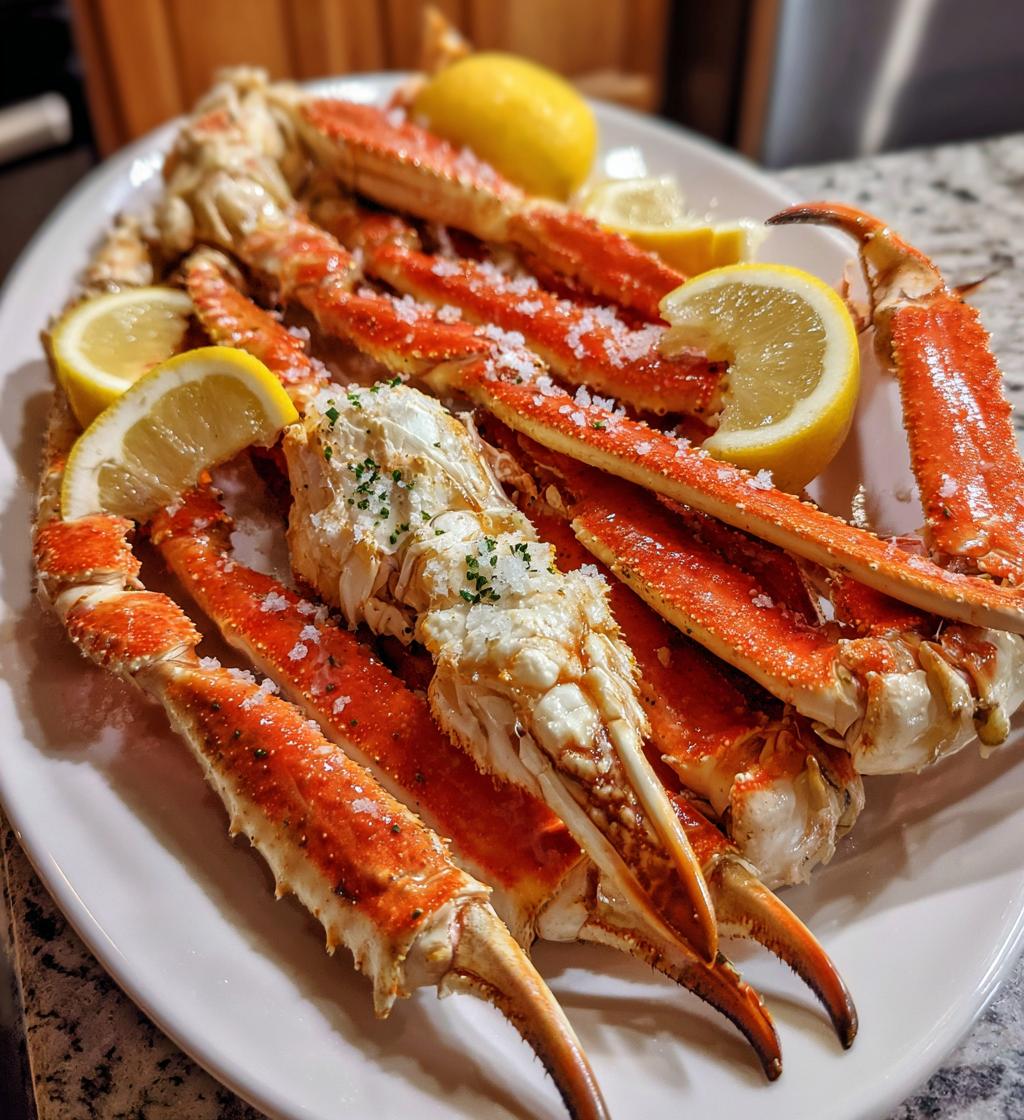 how to serve crab legs