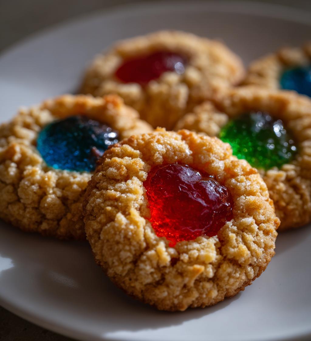 jelly thumbprint cookies