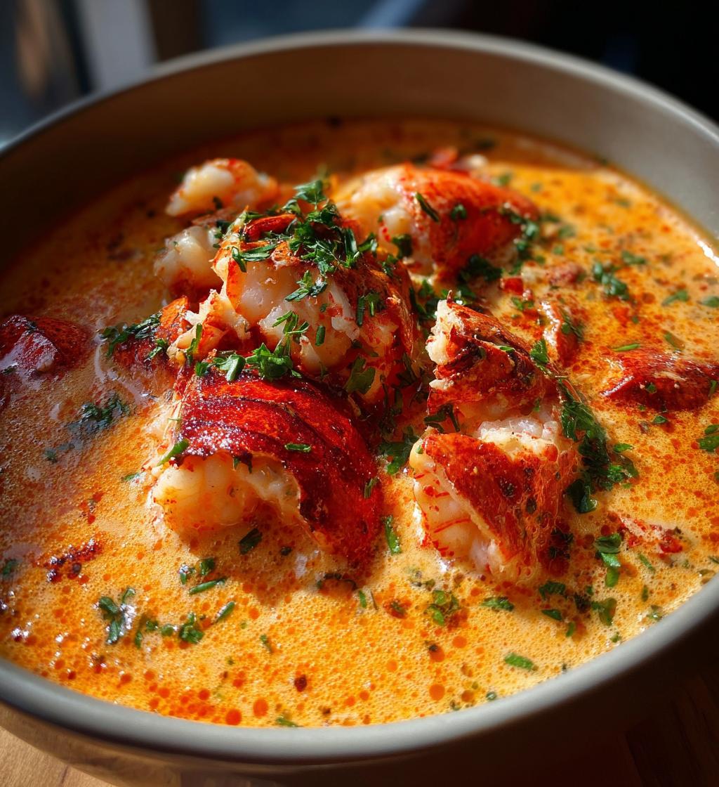 langostino lobster bisque