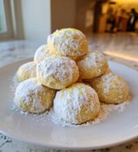 lemon snowball cookies