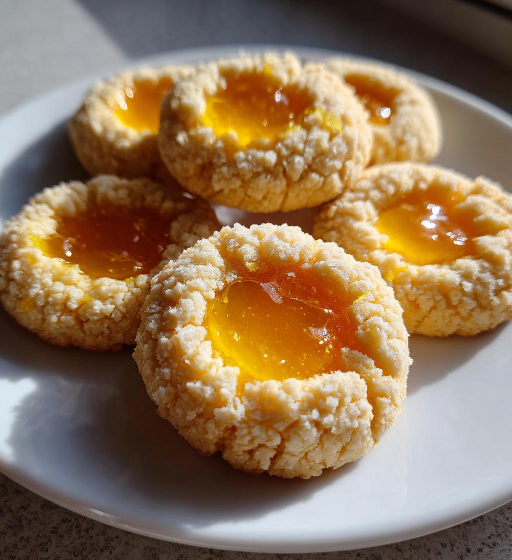 lemon thumbprint cookies