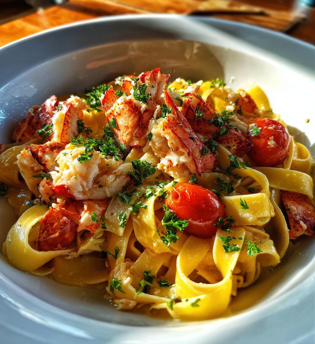 lobster and pasta
