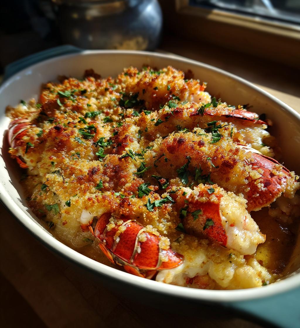 lobster gratinee recipe
