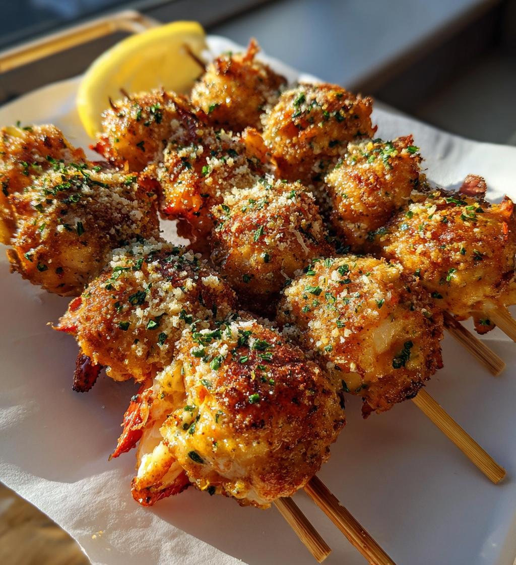 lobster lollipops