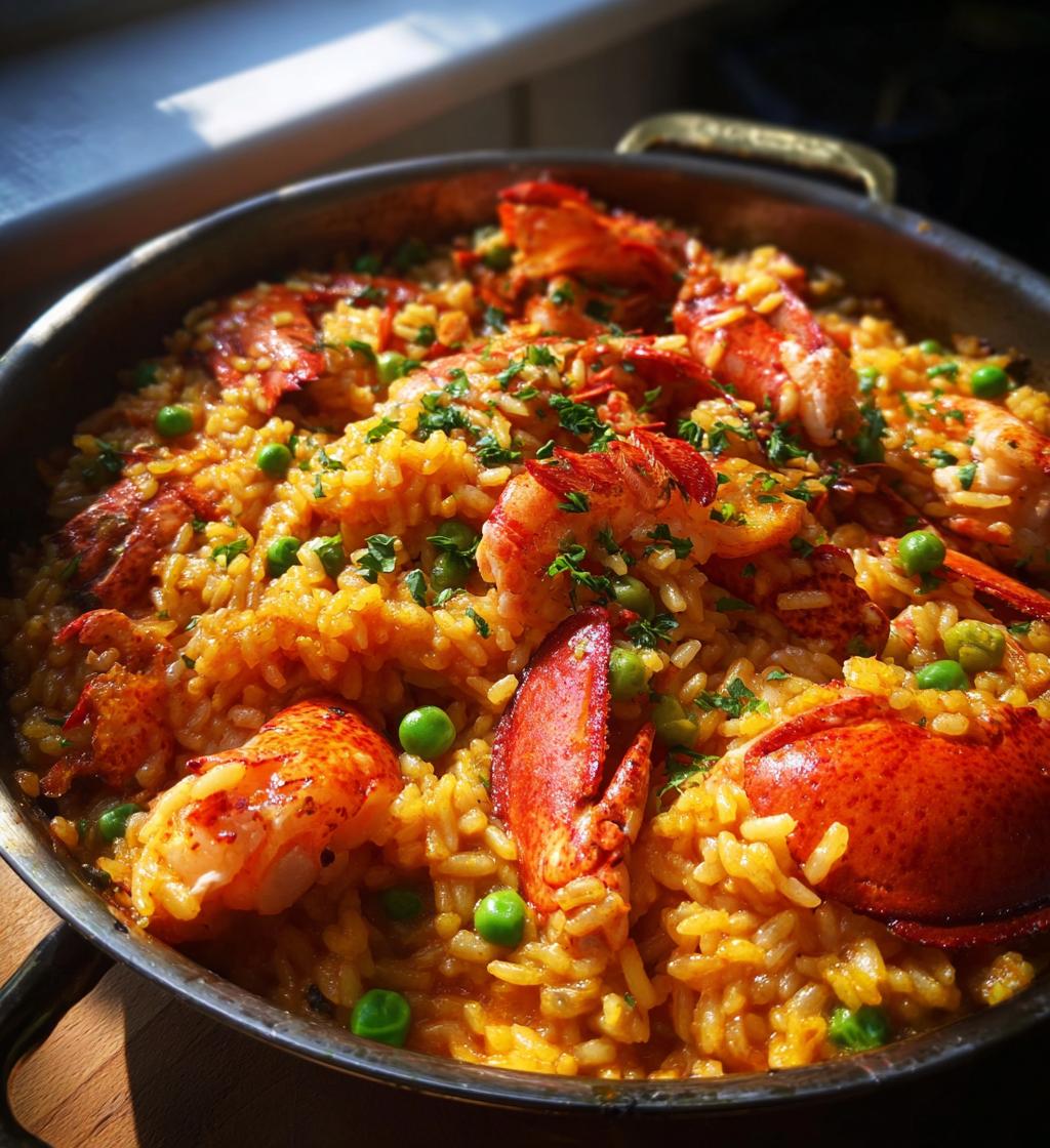 lobster paella