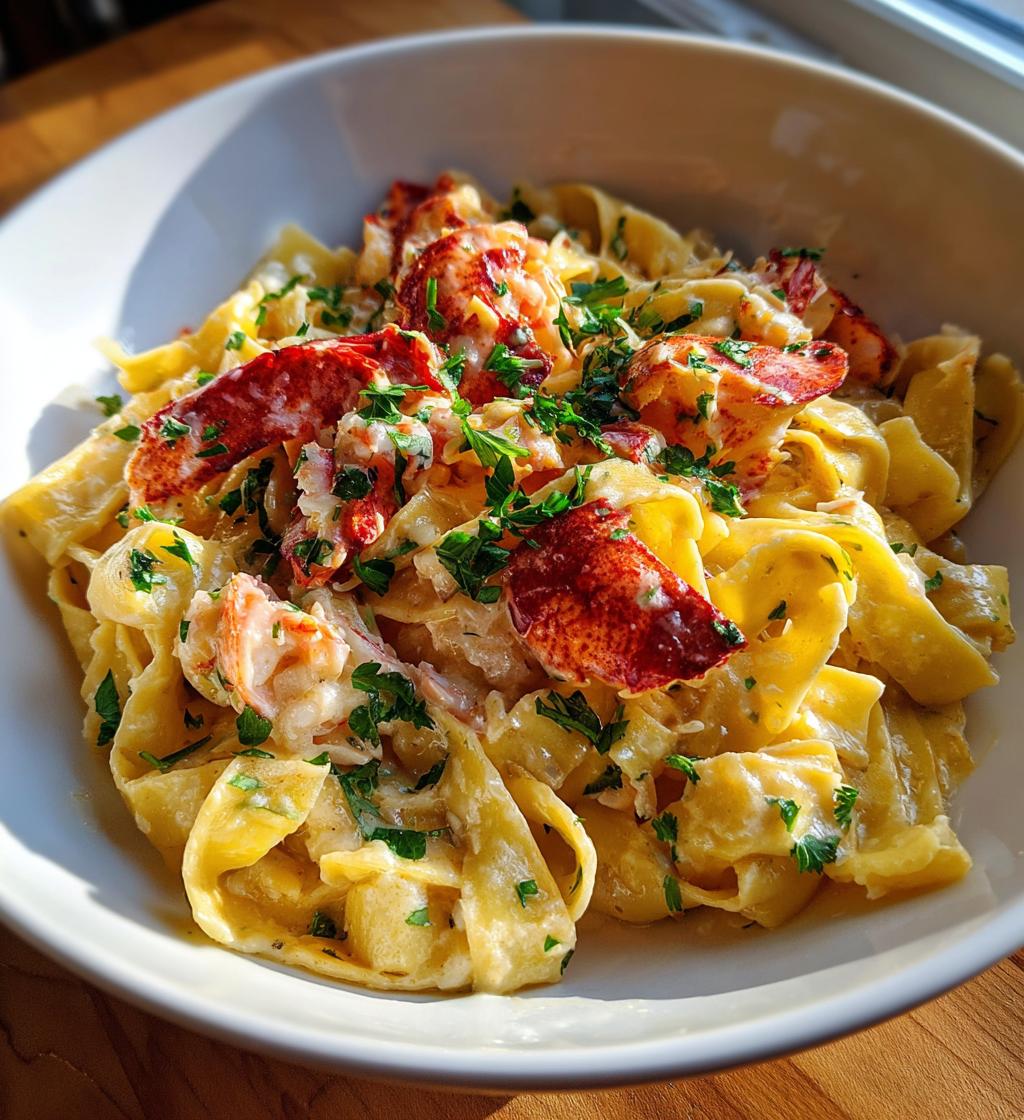 lobster pappardelle recipe