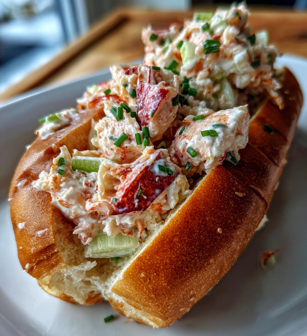 lobster roll with mayo