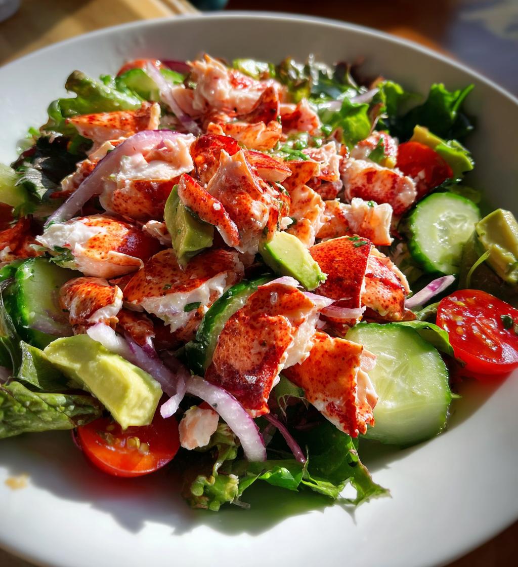 lobster salad fine dining
