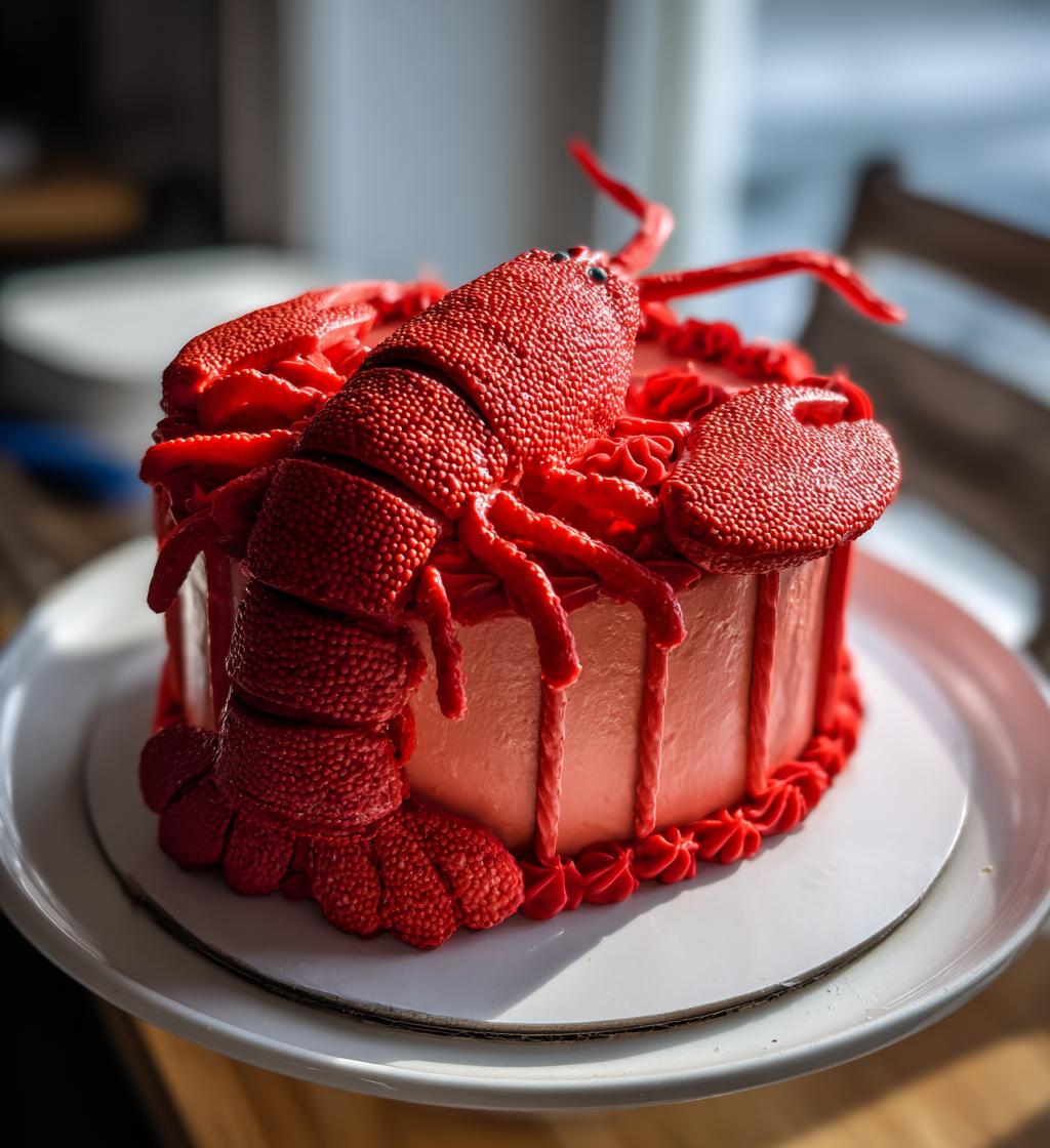lobster shaped cake