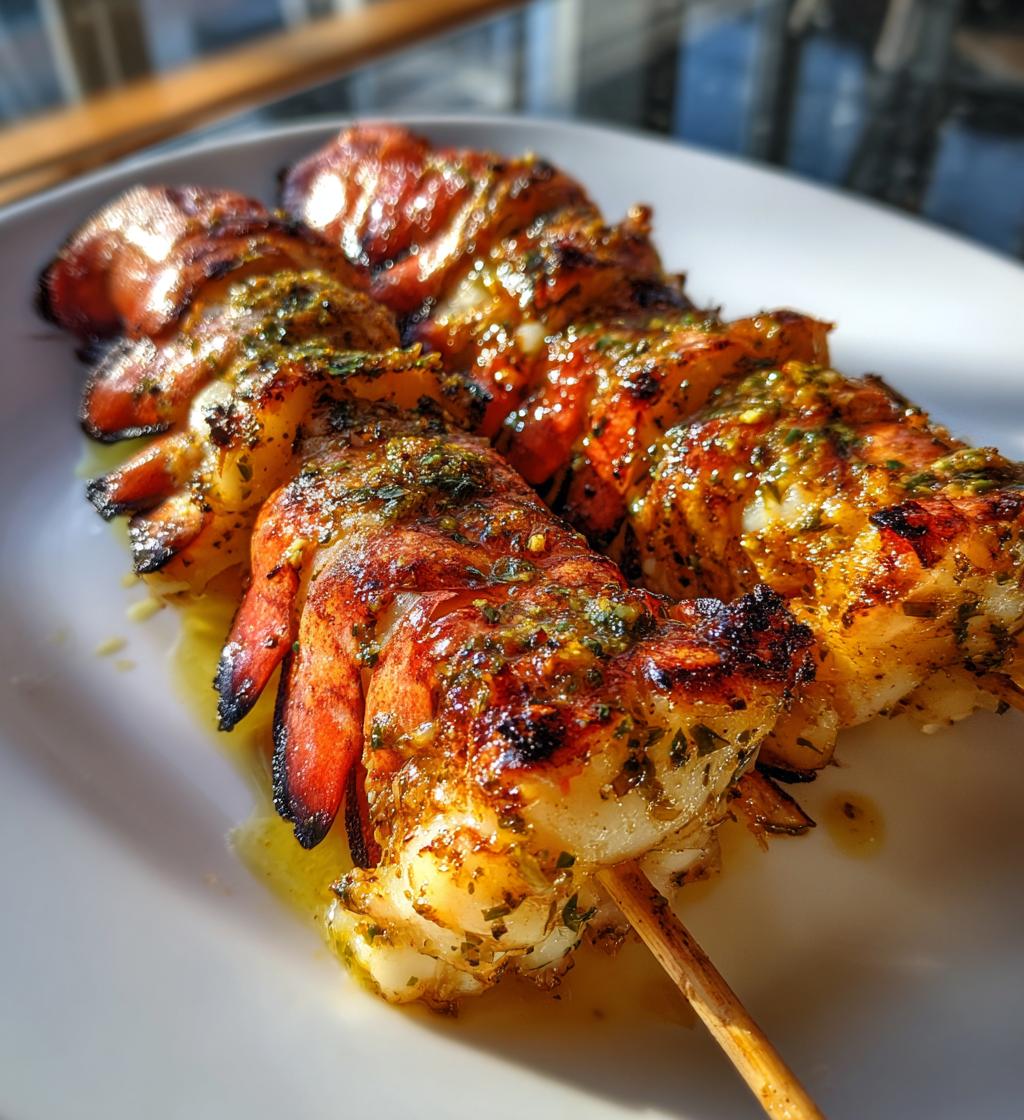 lobster skewers